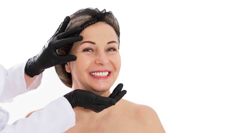 Woman smiling